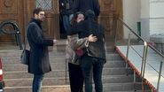 Doru Tudoruț, Oana Roman și Mihai Pocorschi, la priveghiul lui Gabriel Cotabiță