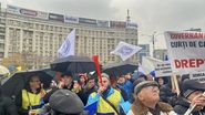 Protest în Piața Victoriei
