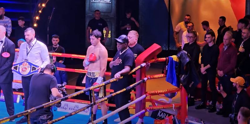 Ronald Gavril în ring ronald gavril