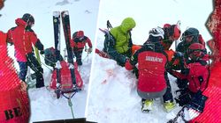 O femeie și un bărbat, îngropați de vii în zăpadă, după ce au fost surprinși de o avalanșă în apropiere de Bâlea Lac. Care este starea celor doi?! „I-a adus şi aruncat peste stânci”