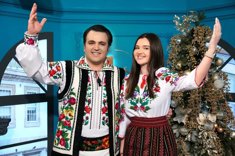 Andreea Cuciuc și tatăl său