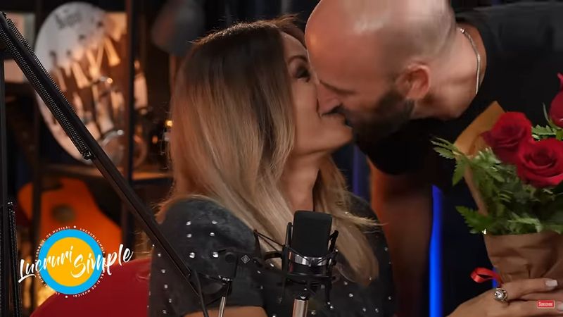 Anca Țurcașiu și iubitul său, Călin Șerban