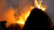 Incendiu în Mehedinți