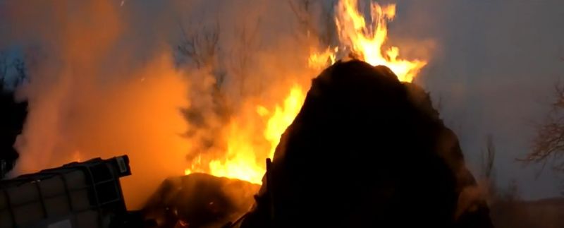 Incendiu &icirc;n Mehedinți