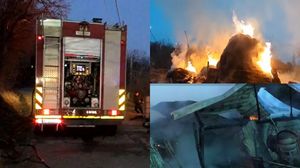Incendiu în Mehedinți