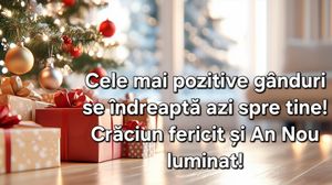 Felicitări de Crăciun 2024. Poze cu text, urări și SMS-uri la Nașterea Domnului: „Sărbătorile de iarnă să vă aducă multe bucurii, surprize şi îndeplinirea tuturor dorinţelor. Crăciun fericit și un An Nou minunat!”