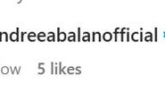 Andreea Bălan comentariu