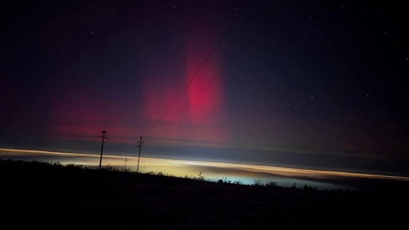 Aurora boreală, pe cerul României