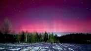 Aurora boreală, pe cerul României