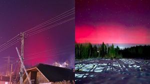 Aurora boreală, pe cerul României