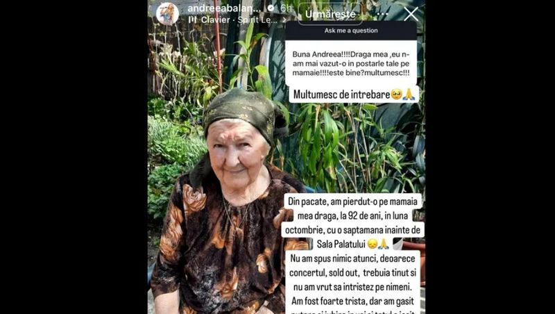 andreea balan bunica