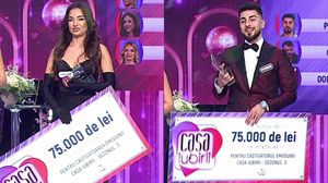 Virginia și Patrick sunt câștigătorii celui de-al treilea sezon “Casa Iubirii”. Au plecat acasă cu câte un trofeu, dar și un cec în valoare de 75.000 de lei