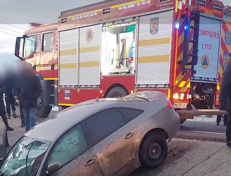 Accident rutier în Mehedinți