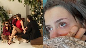 Emily Burghelea, alături de familia sa