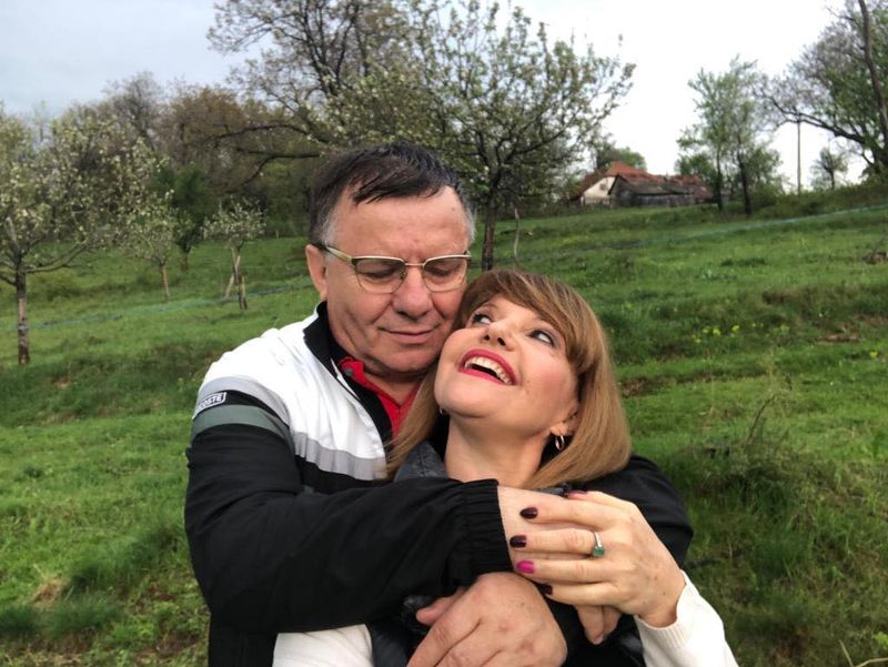 Marina Almășan și Georgică Cornu, pe vremea când formau un cuplu