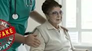 Irina Loghin în scaun cu rotile