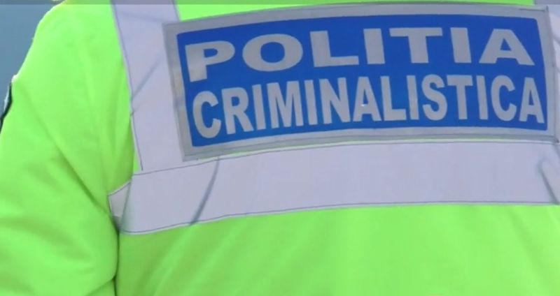 Imagine de la locul crimei din Maramureș