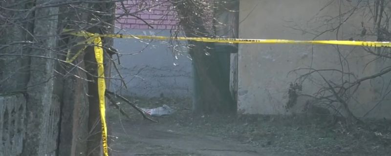 Imagine de la locul crimei din Maramureș