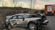 Imagine de la locul accidentului 