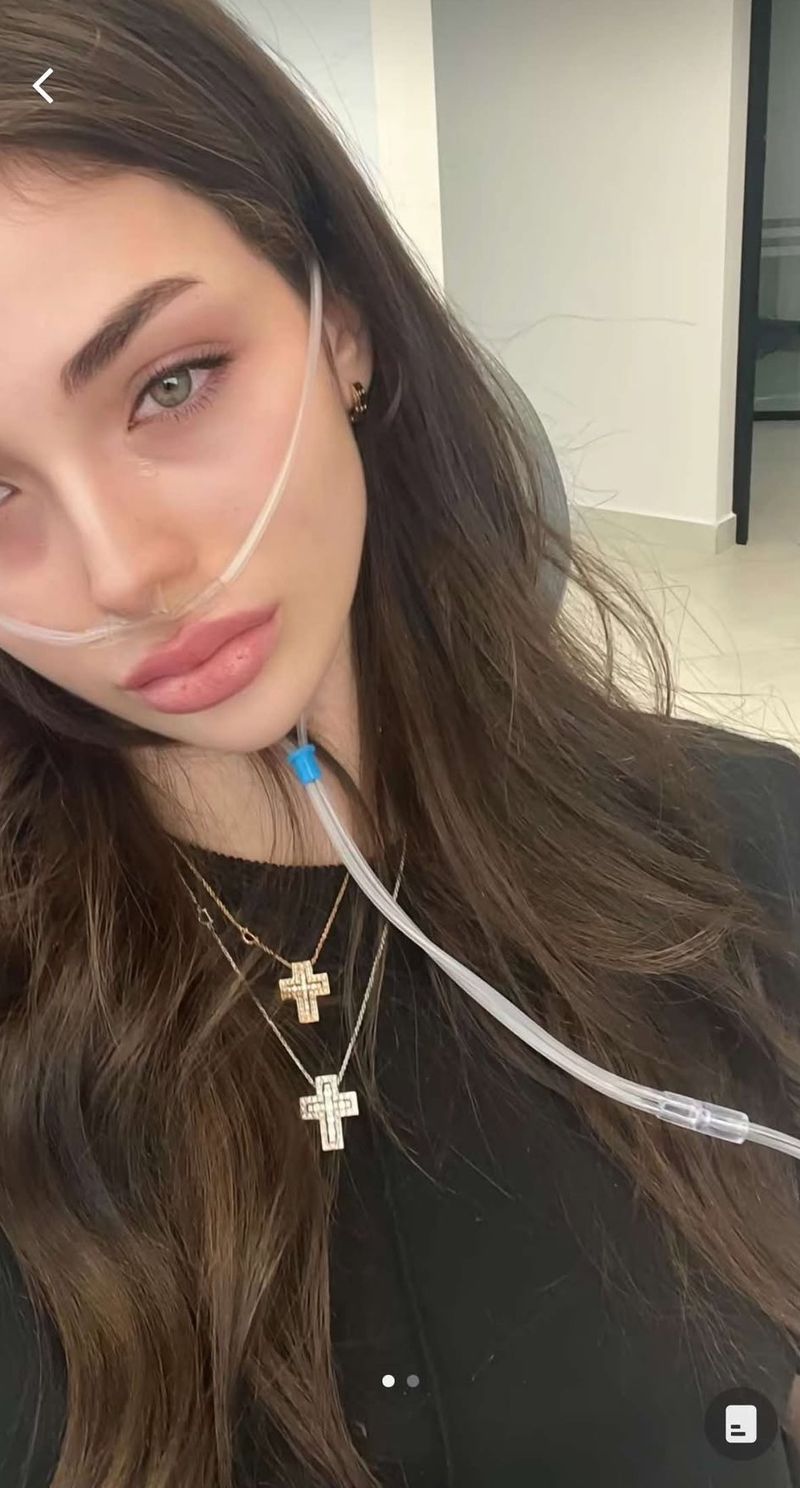 Andreea Bostănică, în spital