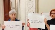 Protest la Camera Deputaților