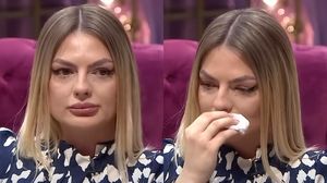 Julia, în lacrimi