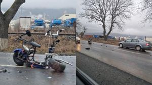 Imagini de la locul accidentului  Imagini de la locul accidentului