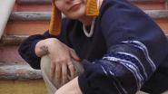 Coiful croșetat de o tânără