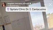 Bogdan Mocanu, în spital