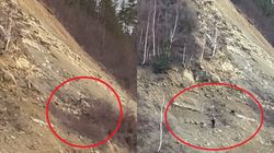 Incident grav pe DN10! Mai multe persoane au fost surprinse în timp ce aruncau intenționat bolovani de pe versanți