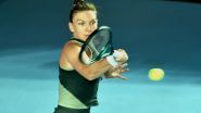 simona halep pe teren