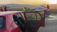 Imagini de la locul accidentului