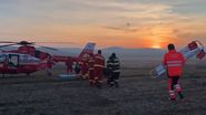 Imagini de la locul accidentului