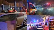 Imagini de la locul accidentului