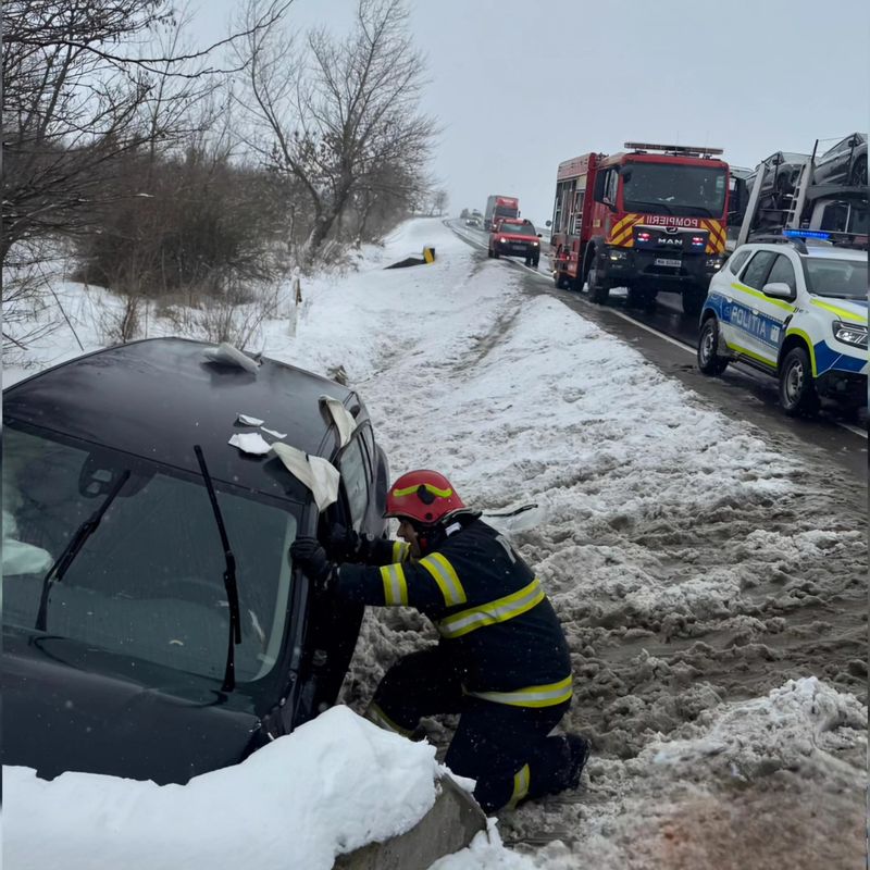Accident rutier în Giurgiu