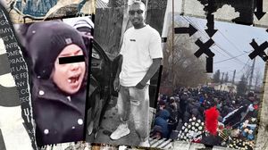 „Tată...” Filmare sfâșietoare cu fetița lui Izvor, unul dintre tinerii uciși în răfuiala de la Urziceni. Anais urlă de durere lângă sicriu, înainte ca părintele ei să fie coborât în groapă | VIDEO
