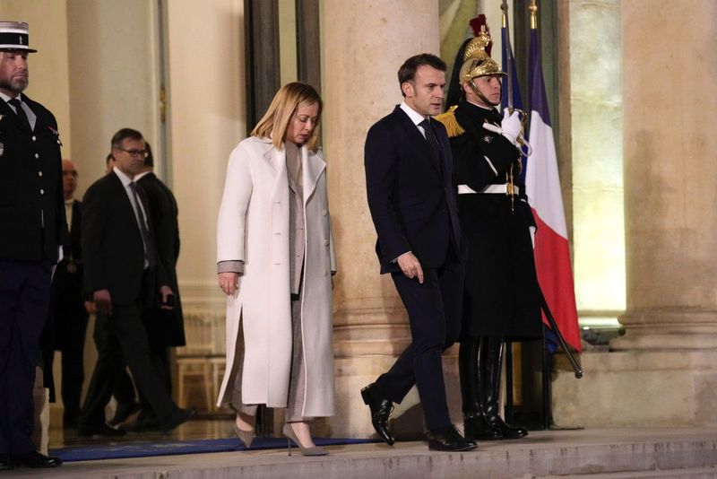 emmanuel macron georgia meloni