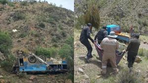 Imagini de la locul tragediei din Bolivia