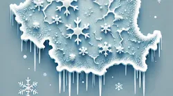 Vortexul polar îngheață România