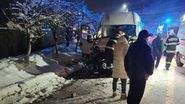 Imagini de la locul accidentului