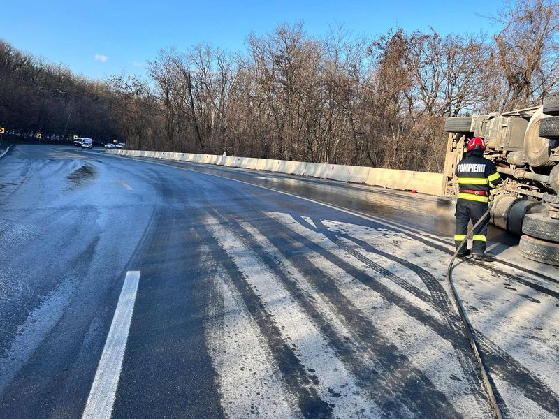 Accident rutier în Hunedoara