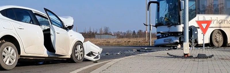 Imagini de la locul accidentului