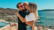Gabriela Prisăcariu și Dani Oțil, alături de fiul lor