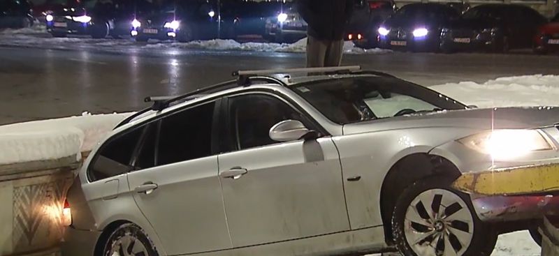 Imagini de la locul accidentului