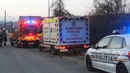 Imagini de la locul accidentului