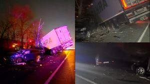 Imagini de la locul accidentului