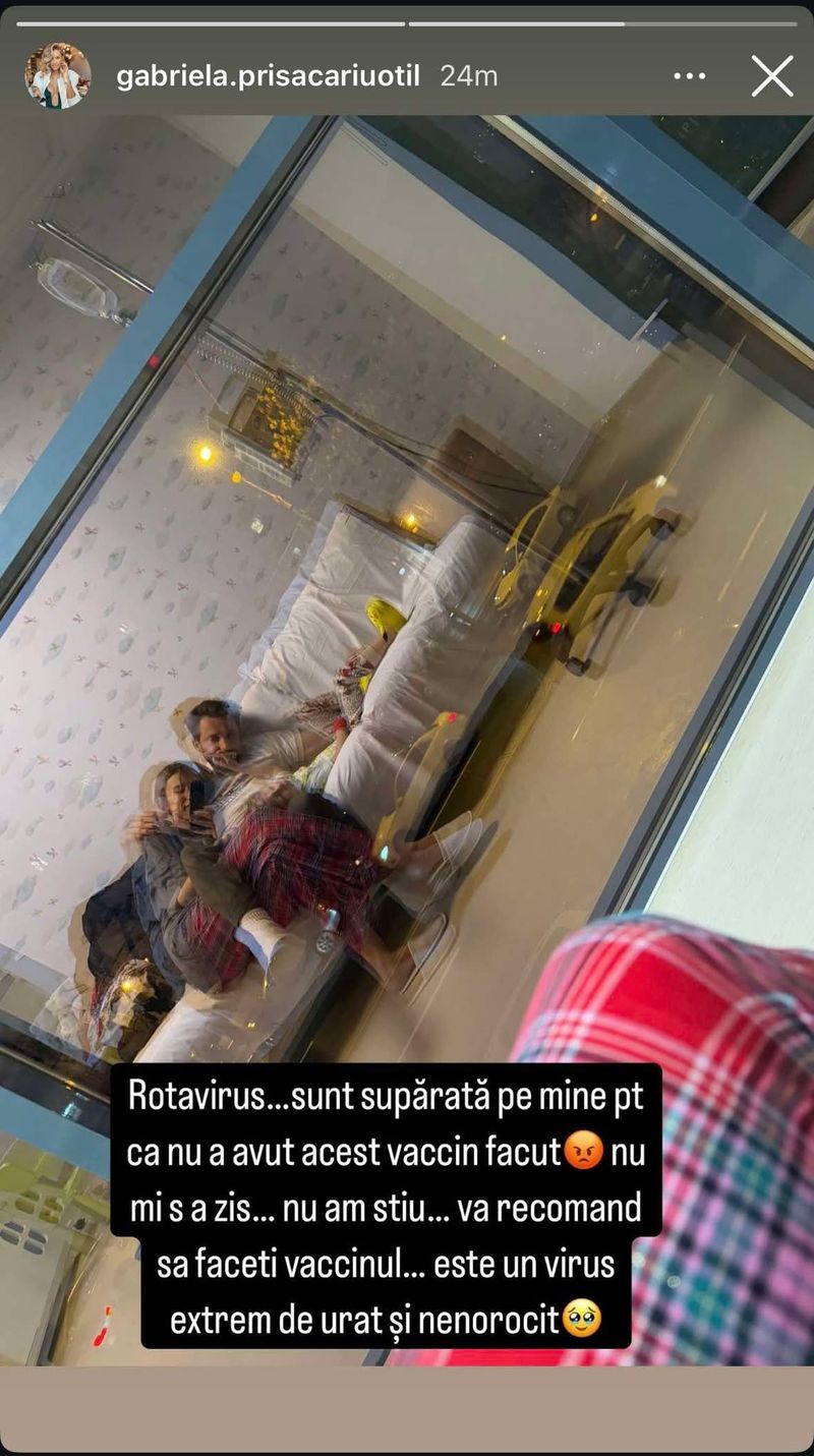 Postarea făcută de Gabriela Prisăcariu pe Instagram Gabriela Prisăcariu postare