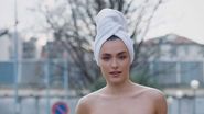 Alexia Eram, în prosop la Milano Fashion Week