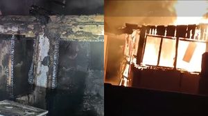 Incendiu în Botoșani