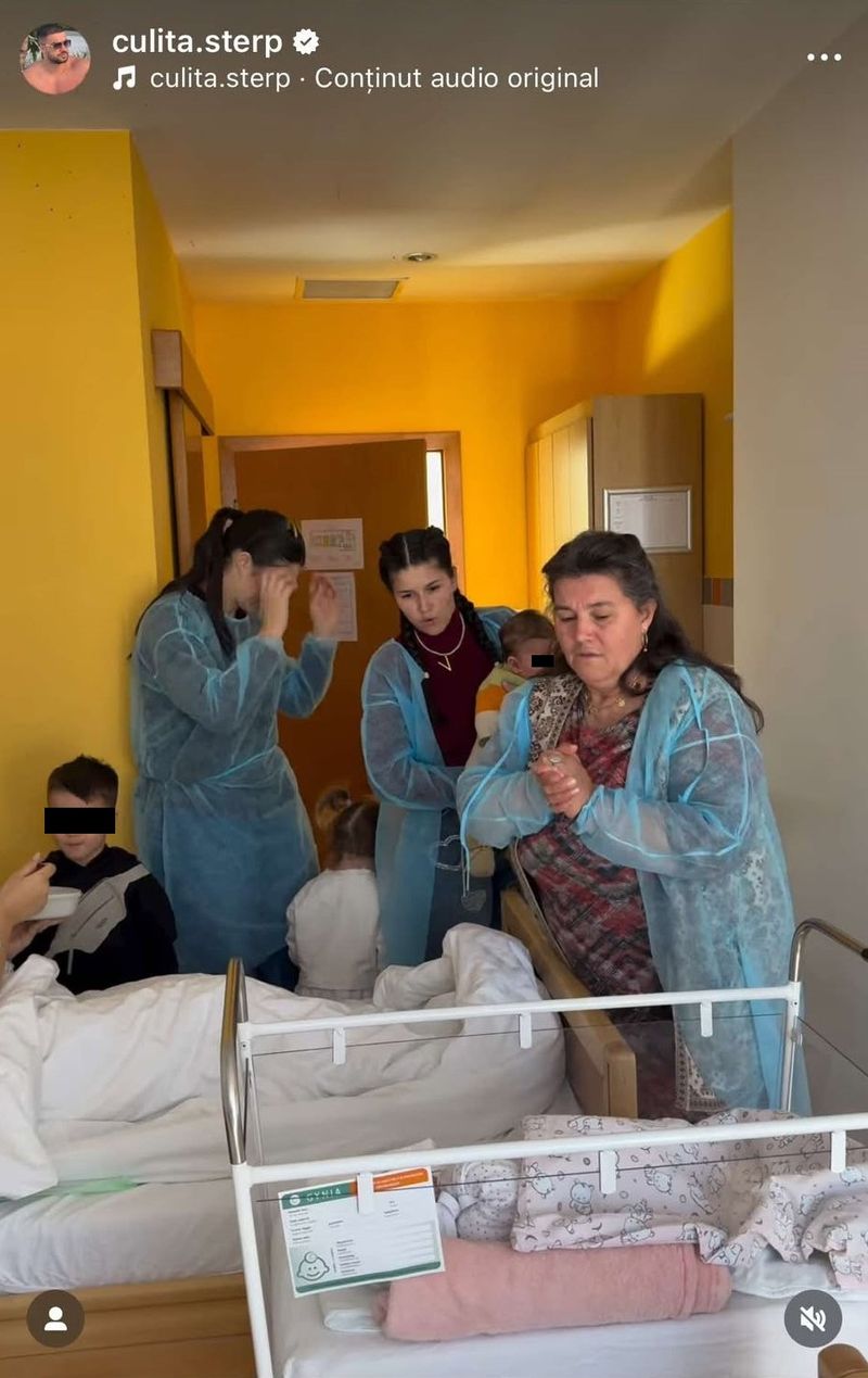 Mama și surorile lui Culiță Sterp, la spital